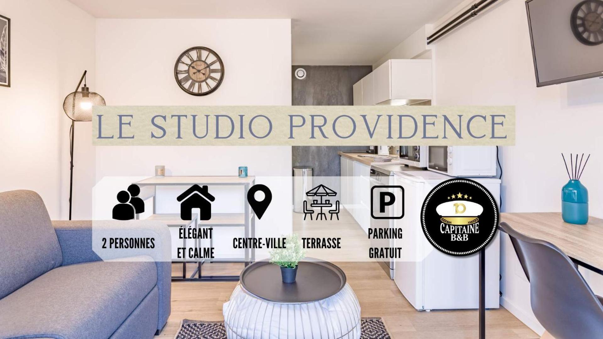 Le Studio Providence - Parking Prive - Terrasse Troyes Exterior photo